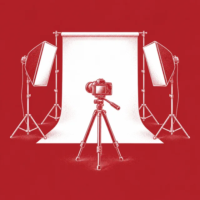 Illustrazione: Sala pose e fotografia
